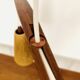 Teakwood and Sisal Pendant Lamp by Temde