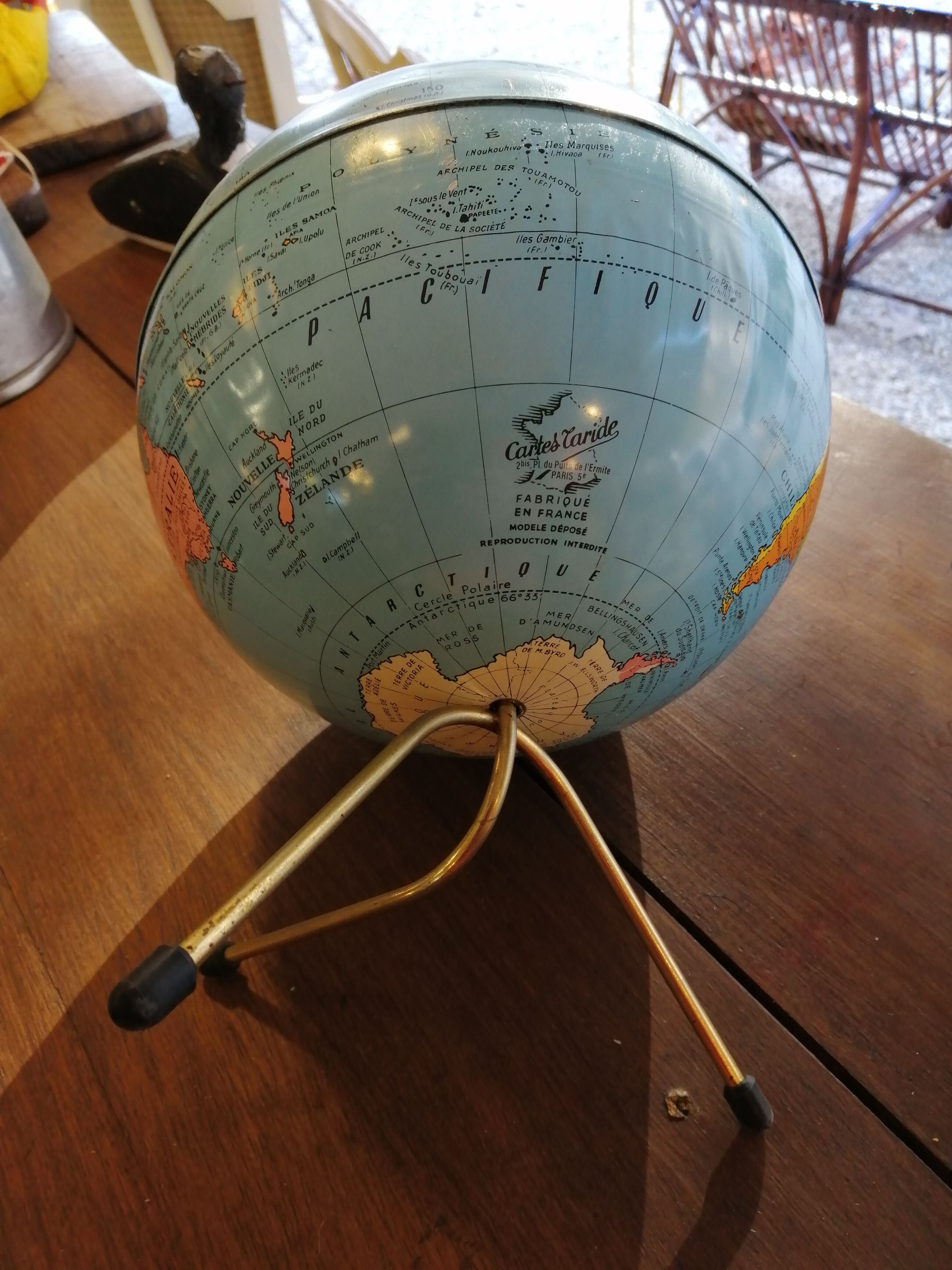 Taride World Map 60s