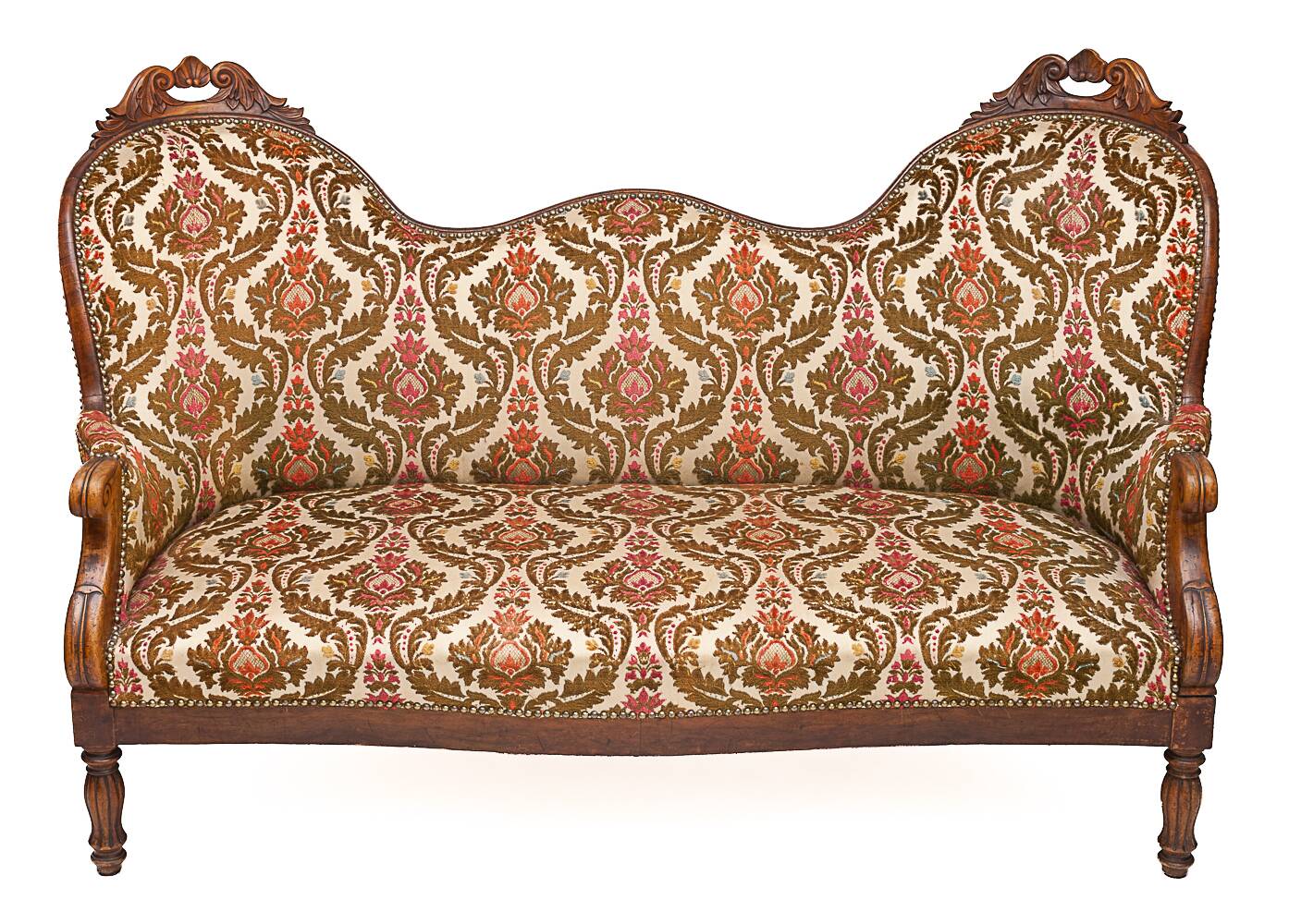 Walnut loveseat, 1930