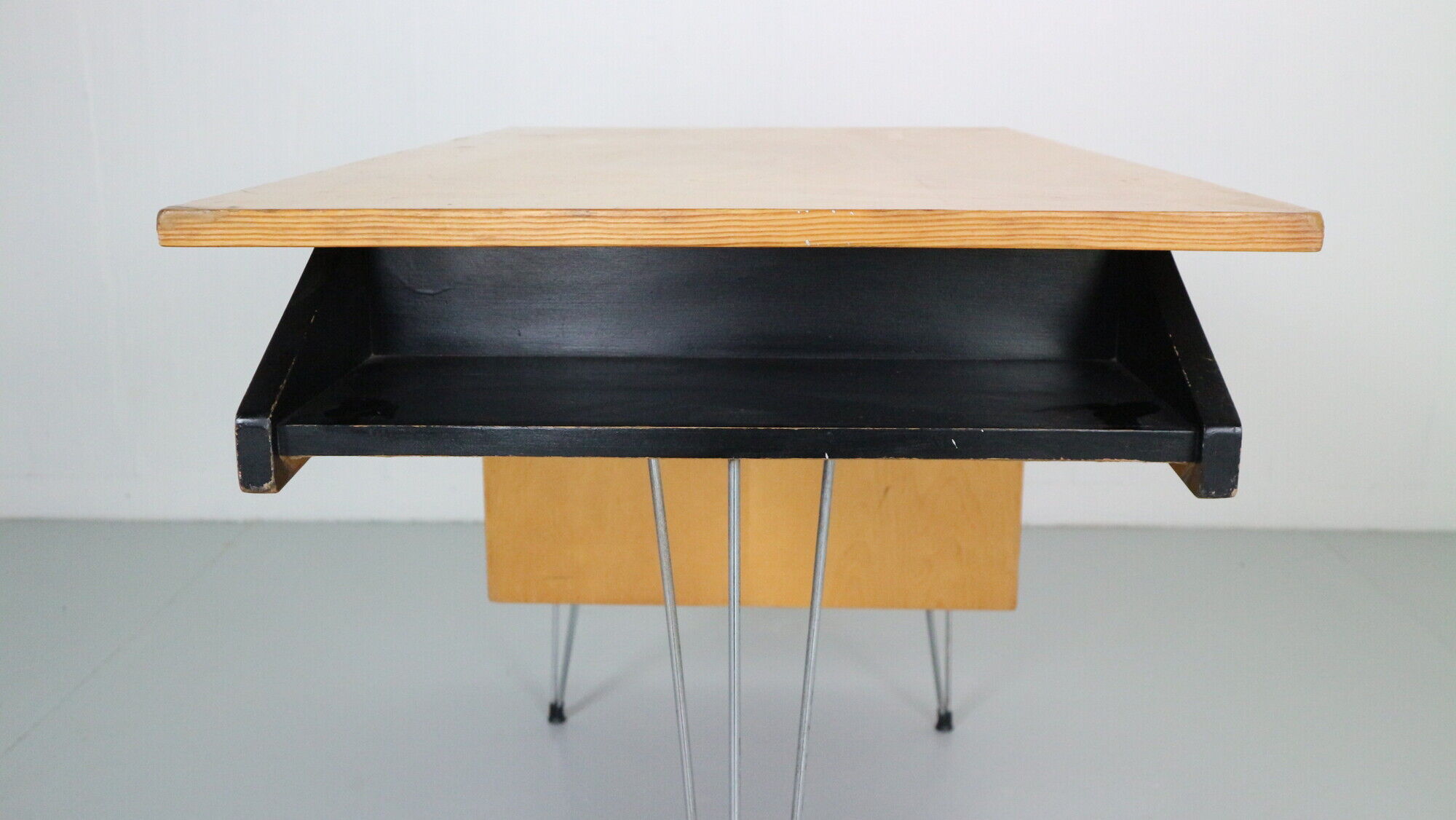 Cees Braakman Desk for Pastoe with Hairpin Legs, 1950 Dutch Design