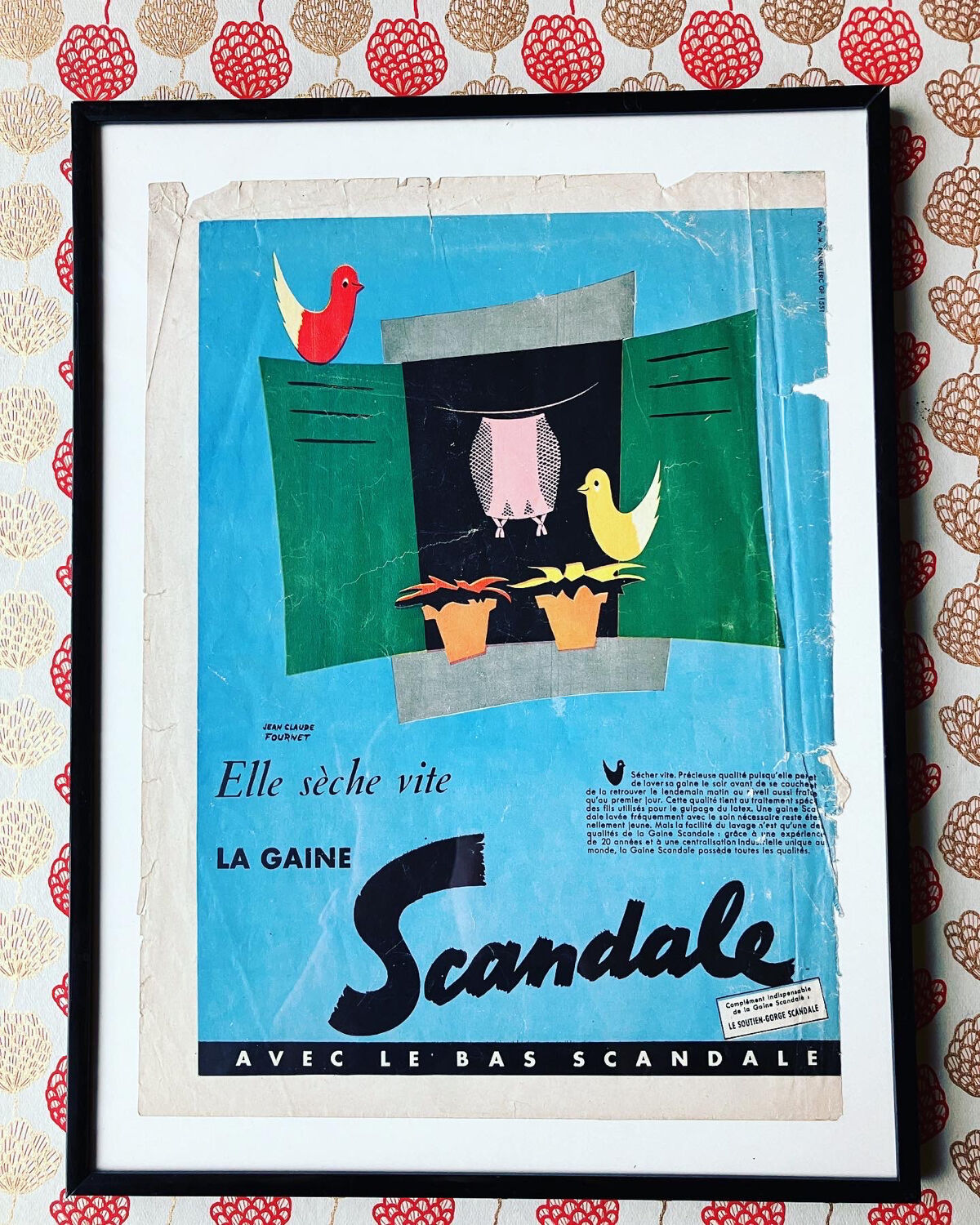 Affiche pub vintage