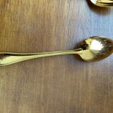 Twelve Golden Metal Coffee Spoons