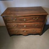 Curved Louis XV commode, 18th century.