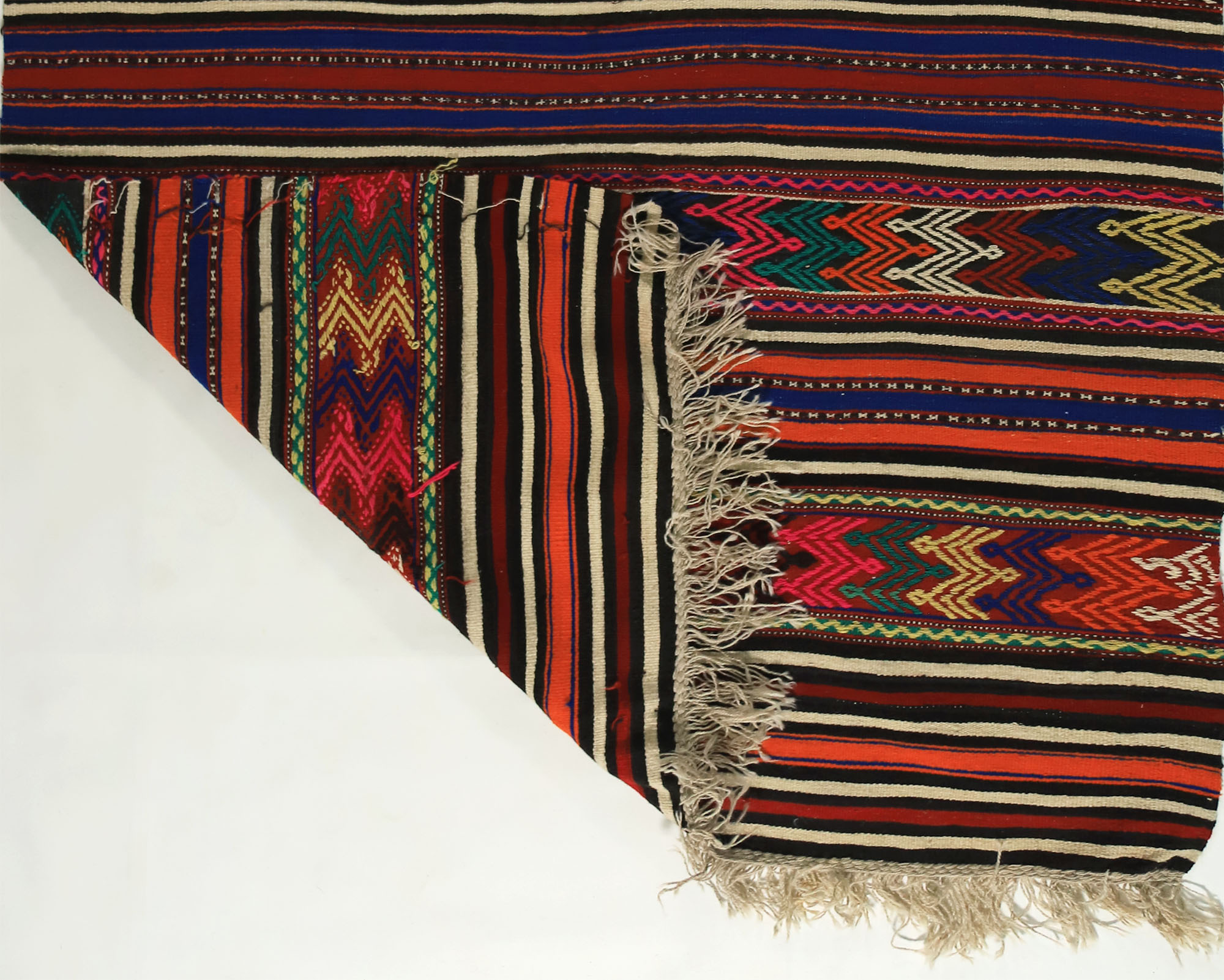 Anatolian handmade kilim rug 196 cm x 148 cm