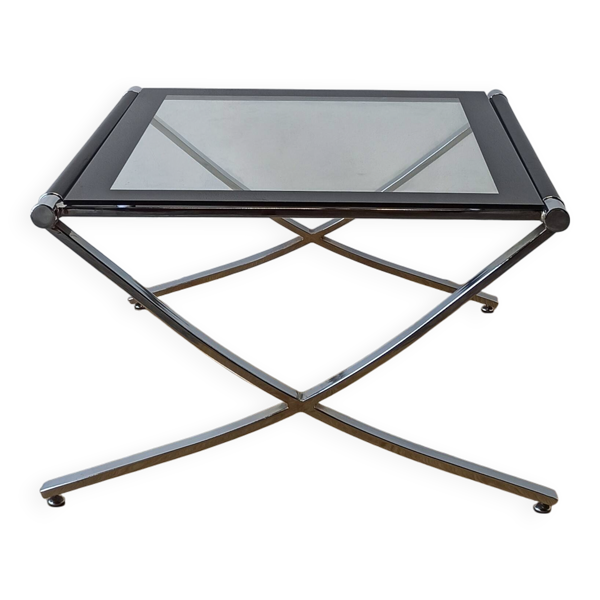 Table basse en métal chromé, années 1970 — Beyit