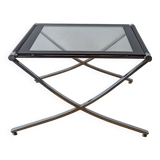 Chrome coffee table from the 1970s.