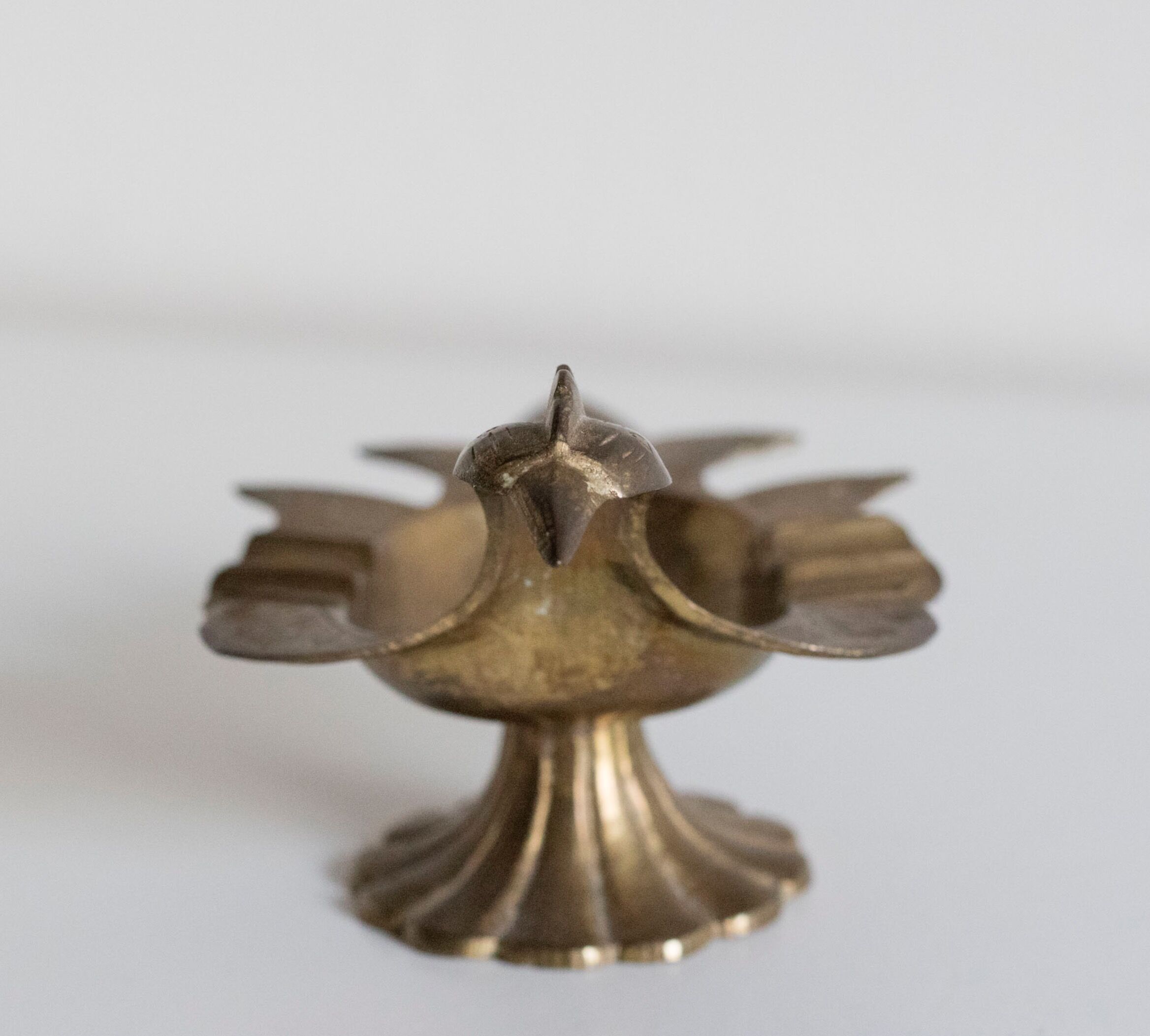 Empty pocket / old brass ashtray