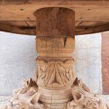 Oval oak table