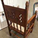 2 armchairs old Gothic style