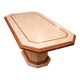 Large marble dining table – Central base