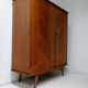 Wardrobe vintage wooden wardrobe compass feet Scandinavian style