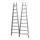 Old wooden ladders