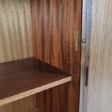 Low buffet with jealousies doors in rosewood from the 60s