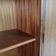 Low buffet with jealousies doors in rosewood from the 60s