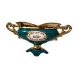 Vintage porcelain rose planter vase