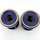 2 ceramic candle holders by Steuler • Design by Cari Zalloni • Circa 60-70