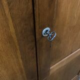 Parisian cabinet vintage solid oak