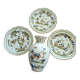 Vase and plates Old Moustiers