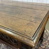 Late 19th century Gothic style oak desk