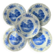 Deep plates Sarreguemines Romantic blue decor