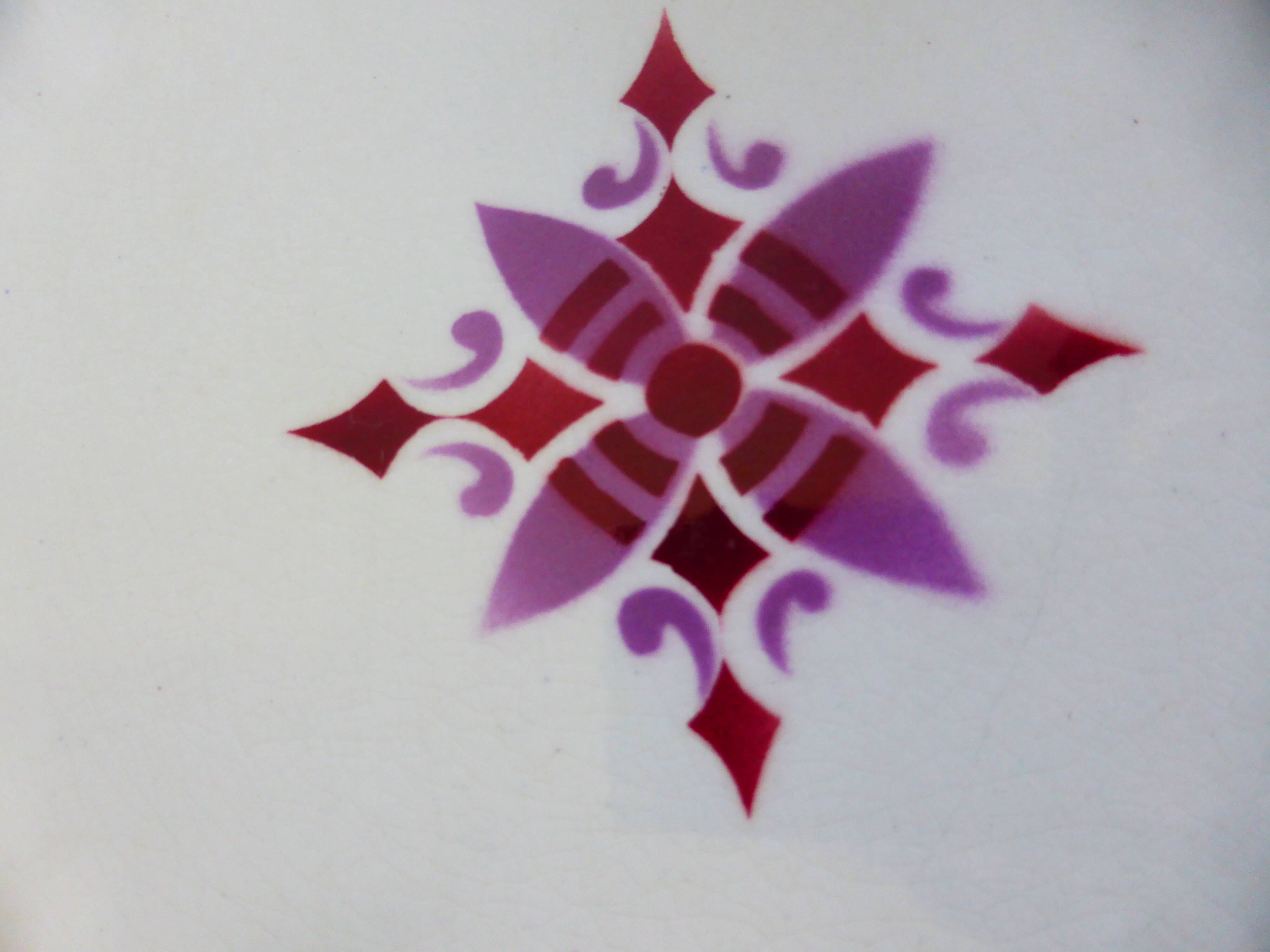 4 flat plates from Moulin des Loups and Hamage, Madeleine model 2106195