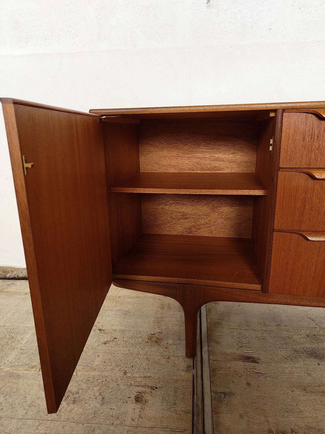Scandinavian style teak sideboard from the 60s