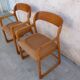 Pair of Baumann armchairs model sled