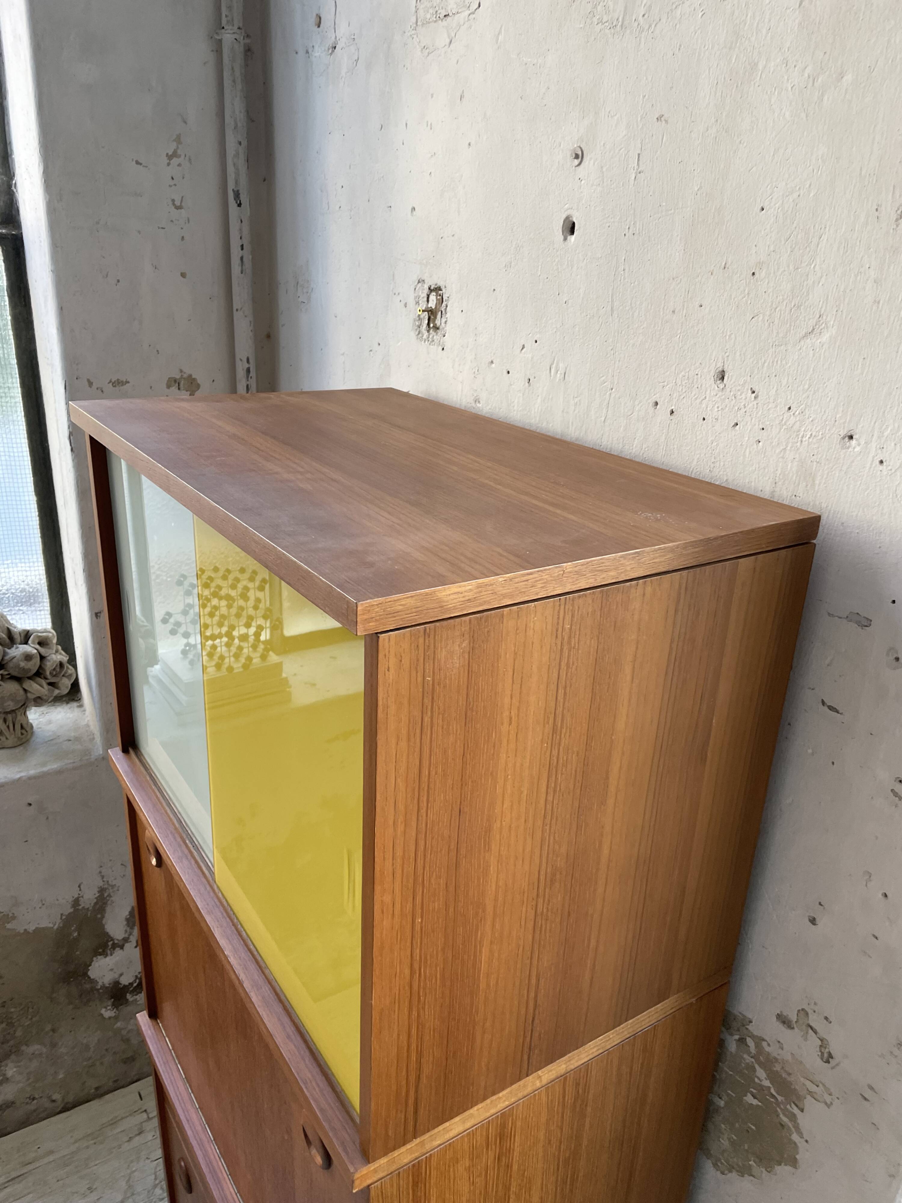 Modernist teak secretary desk, 1950s