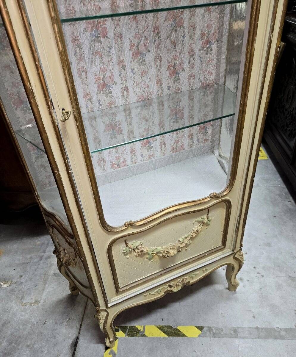 Louis XV style display cabinet