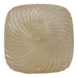 Plafonnier verre or