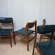 Midcentury Scandinavian Teak Dining Chairs, set of 4