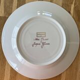 1 plate jacques garcia for bernardaud, limoges alabaster oriental model