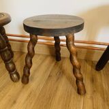 Ensemble de 4 tabourets tripodes