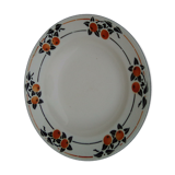 Hollow plate in Badonviller earthenware modle Madeleine diam 22 cm