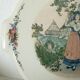 Plate a tart in Sarreguemines earthenware, model Obernai.