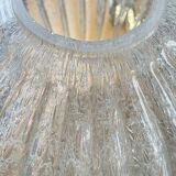 Vintage German DORIA Suspension in Cracked Glass 1960s