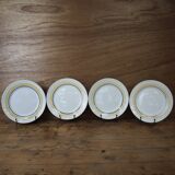 Set of 4 Moulin des Loups flat plates