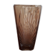 Vase art deco verre fumé