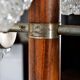 Temde chandelier with frosted glass elements, 1960s