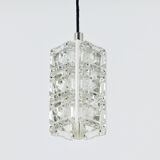 Bakalowits Vienna, up to three faceted crystal pendant lamps, Austria, 1960s