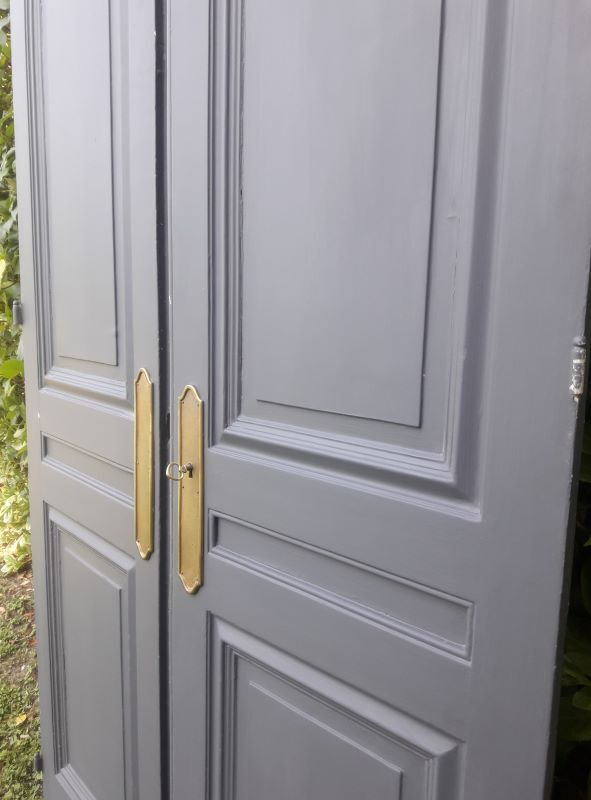 Pair of doors 242,5x116 of antique closet