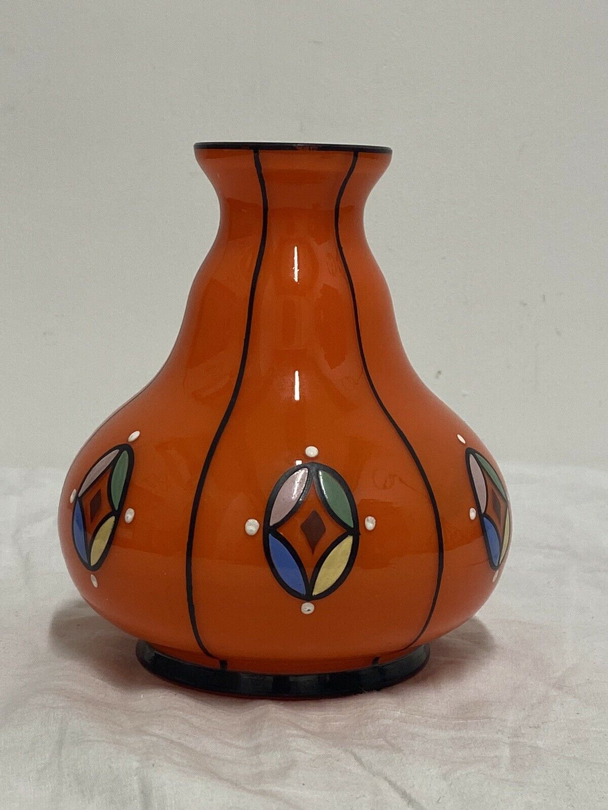 Vase Tango by Michael Powolny for Loetz glass period secession year 1915