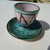 3 ceramic shells Robert Picault Vallauris Vintage