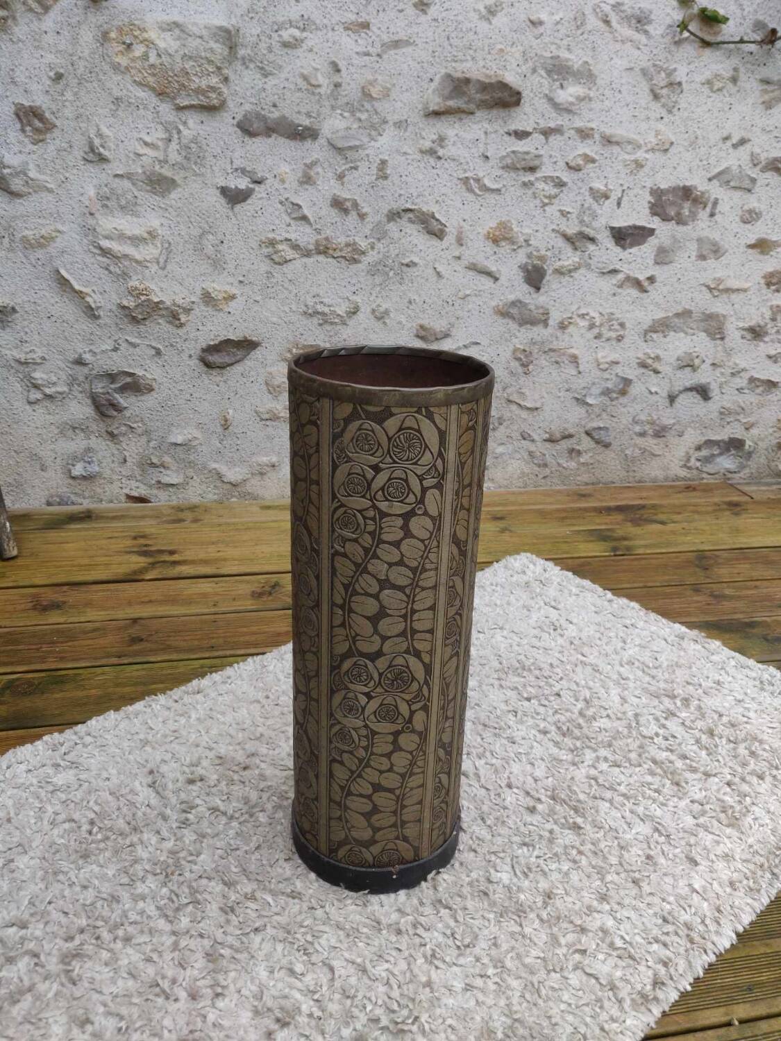 Art deco umbrella stand