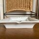 Vide poche cendrier en porcelaine blanc