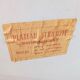 Vintage oval camping folding table