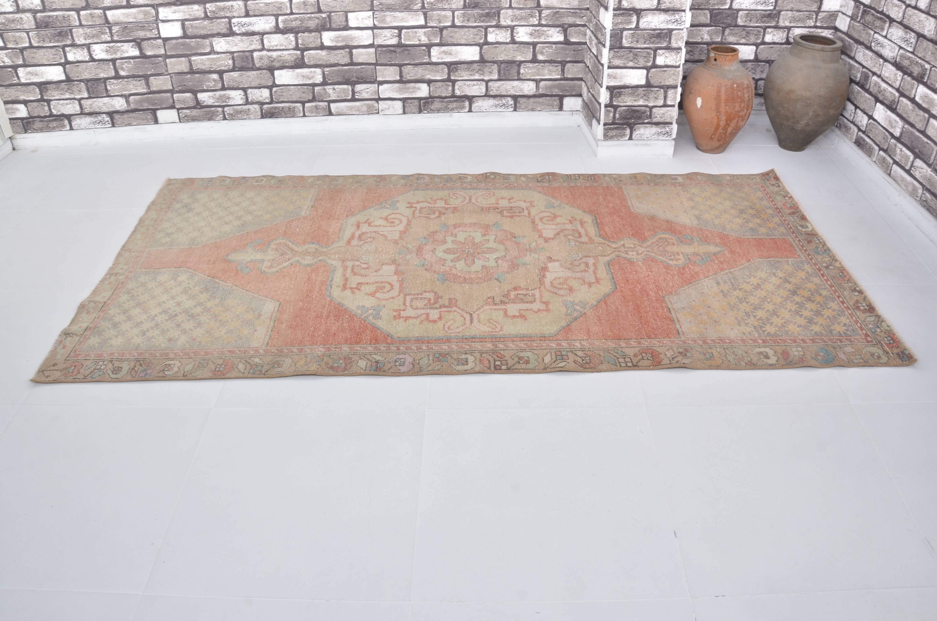 Anatolian Handknotted Floor Orange Rug sku 1287