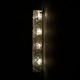 Wall lamp ice glass "bark".