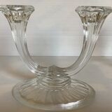 Paire anciens bougeoirs art déco