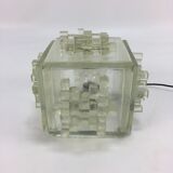 Italian Crystal "Apis" Table Lamp from Poliarte, 1960s